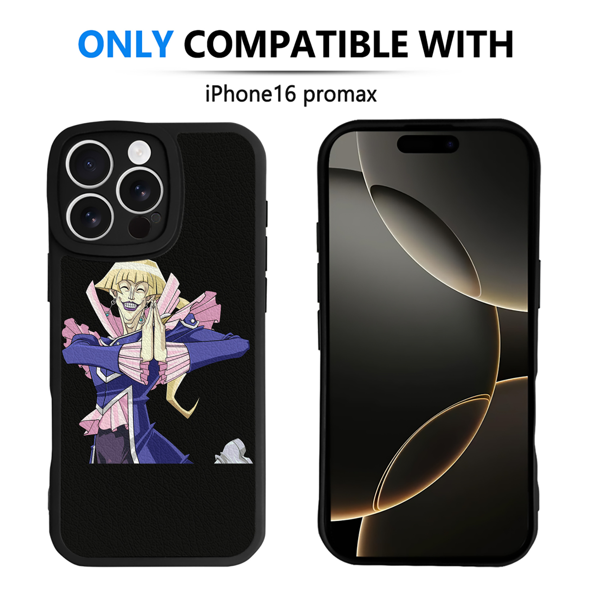 （画像用） 遊☆戯☆王 Yu-Gi-Oh! 【iPhone 16シリーズ対応】シリコンスマホケース（レザー調） 材質：シリコン